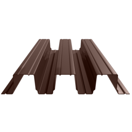 Профнастил H114 - 750мм, 0,9мм, PE, RAL 8017