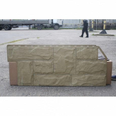 Фасадные панели Альта-Профиль, гранит, цвет: крымский