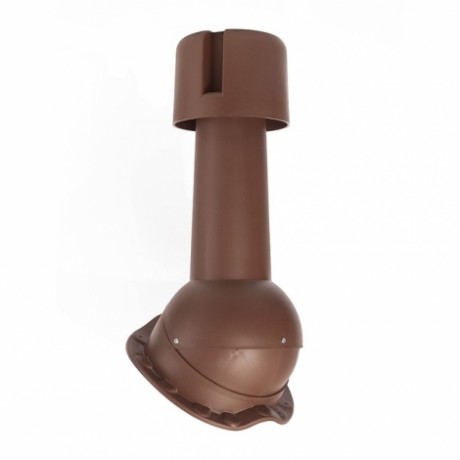 Комплект кровельного выхода канализации Krovent Wave 110is, цвет: коричневый