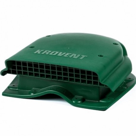 Кровельный вентиль KTV-Wave New Krovent, металлочерепица Монтеррей, цвет: зеленый