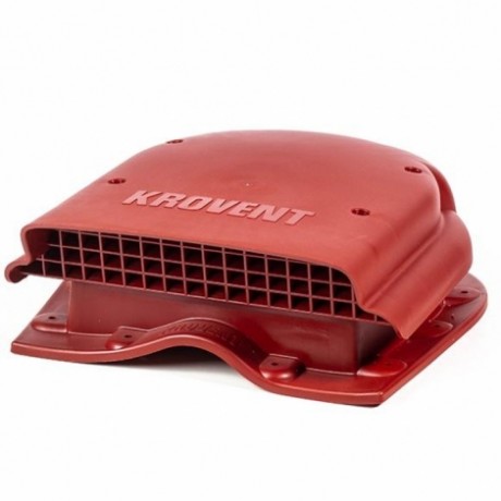 Кровельный вентиль KTV-Wave New Krovent, металлочерепица Монтеррей, цвет: красный