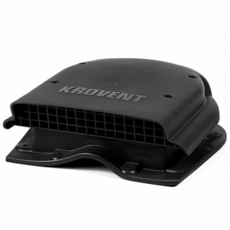 Кровельный вентиль KTV-Wave New Krovent, металлочерепица Монтеррей, цвет: черный