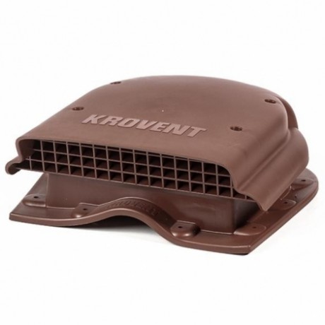 Кровельный вентиль KTV-Wave New Krovent, металлочерепица Монтеррей, цвет: коричневый