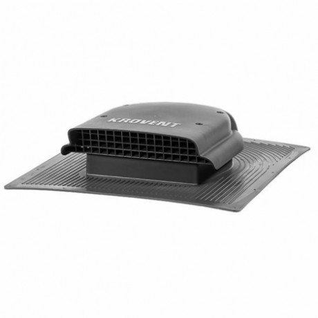 Кровельный вентиль Krovent KTV New на битумную черепицу, цвет: серый