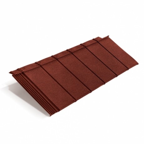 Композитная черепица Metrotile IPanel Цвет:Красный