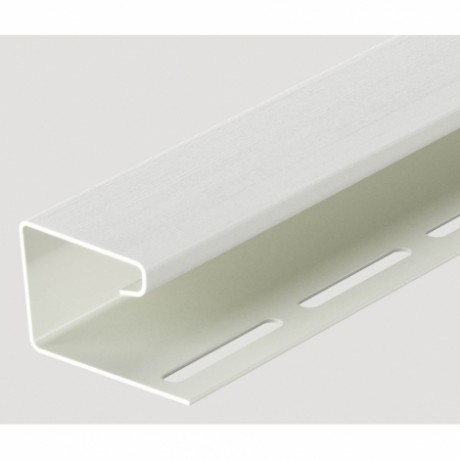 J-профиль Docke, 16 мм, L= 3000 мм, цвет: Пломбир