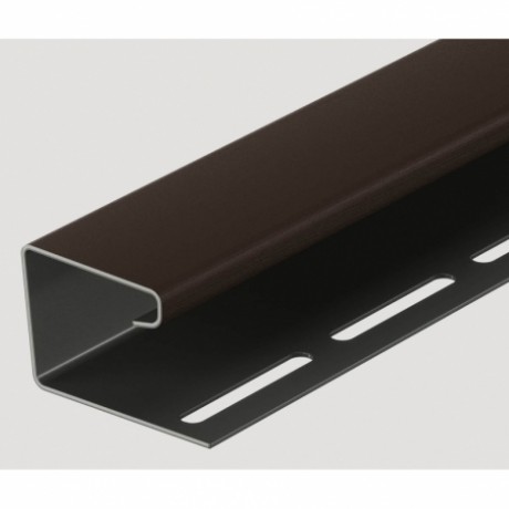 J-профиль Docke, 16 мм, L= 3000 мм, цвет: Шоколад