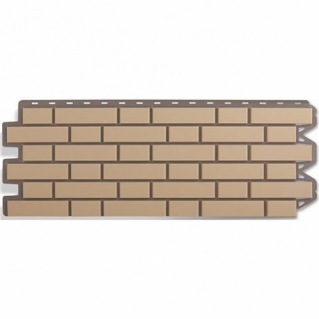 Фасадные панели Альта-Профиль, кирпич клинкерный, цвет: желтый