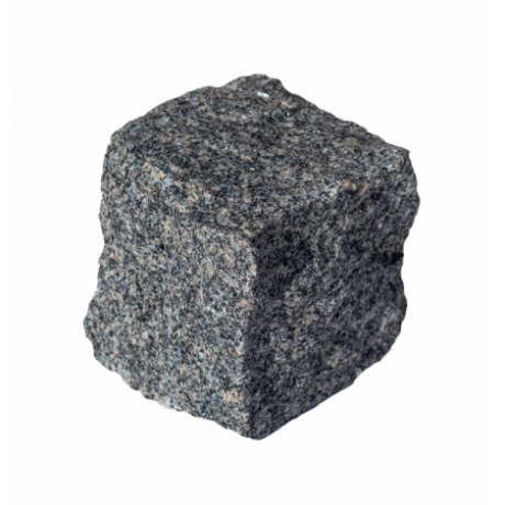 Гранитная брусчатка Каменногорская, колотая 100х100х100 мм