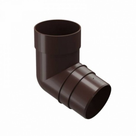 Колено трубы 72˚ Docke Premium Ø85 мм, цвет: Шоколад
