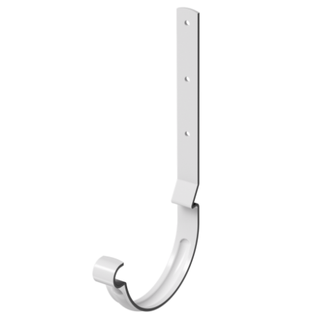 Крюк крепления желоба длинный, Docke Stal Premium, Ø125 мм, цвет: пломбир