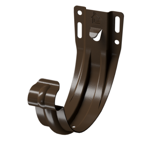 Крюк крепления желоба, Docke Stal Premium, Ø125 мм, цвет: каштан