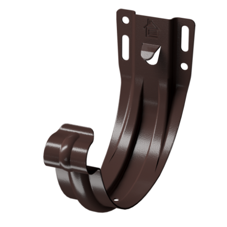 Крюк крепления желоба, Docke Stal Premium, Ø125 мм, цвет: шоколад