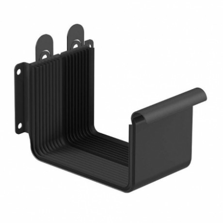 Соединитель желоба Galeco STAL2 Ø125/80 мм, цвет: Графит