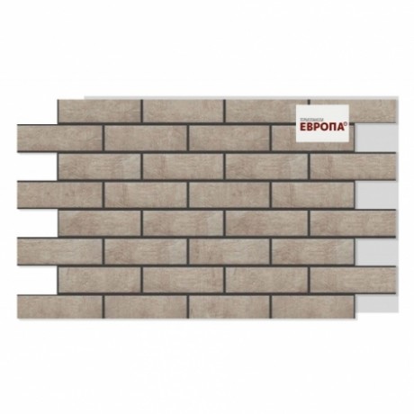 Термопанель Европа, Loft brick salt, ППУ, 80 мм