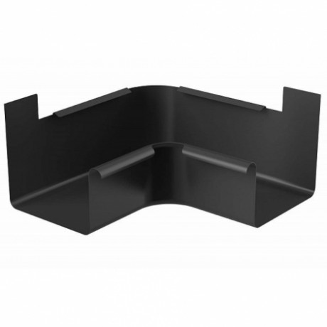 Угол желоба внутренний 90° Galeco STAL2 Ø125/80 мм, цвет: Графит