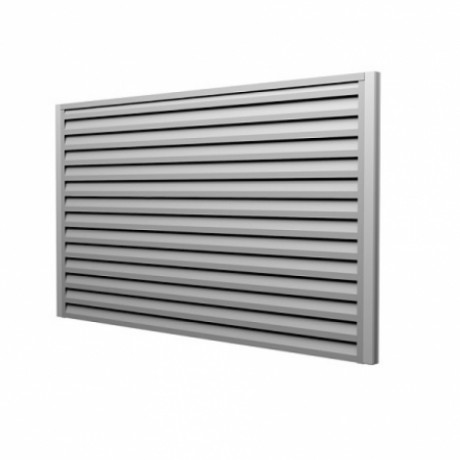 Жалюзийный забор Milan 1.13x1.0m комплект 0.45mm PE RAL 7004