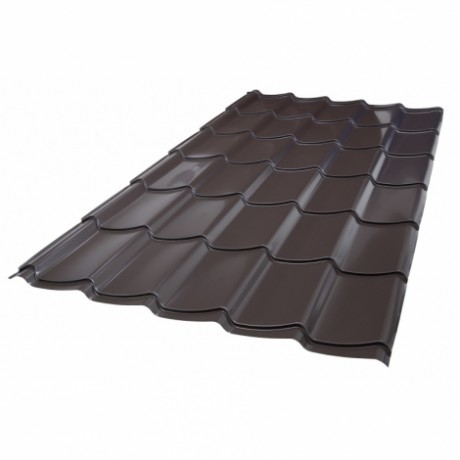 Металлочерепица МП Ламонтерра X , 0,5 мм, Purman, RR 32
