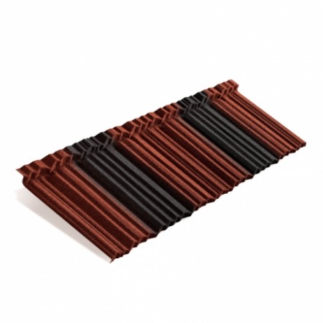 Композитная черепица Metrotile MetroShake II Цвет: Красно-черный