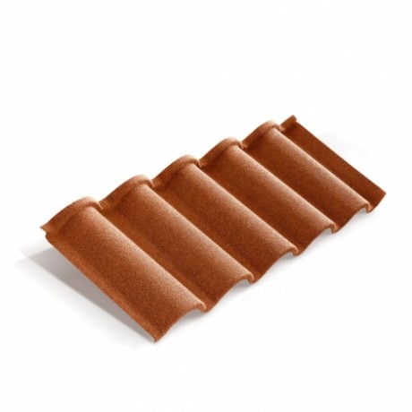 Композитная черепица Metrotile Romana Цвет: Коралловый