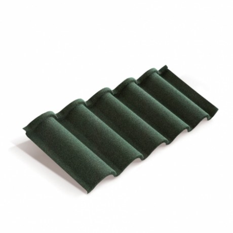 Композитная черепица Metrotile Romana Цвет: Темно-зеленый