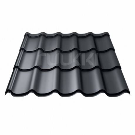 Металлочерепица Ruukki Monterrey из стали GreenCoat Crown BT 0,5 мм, RR 23