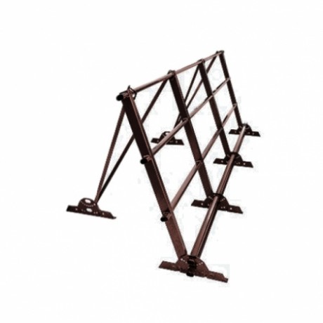 Ограждение кровли универсальное, со снегозадержателем, Grand line, H=1200мм, L=3000мм, RAL 8017