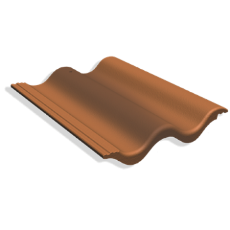 Рядовая черепица Benders Palema Benderit, цвет: медно-коричневый