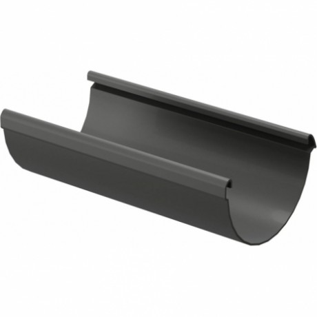 Желоб водосточный Docke Lux Ø141 мм, L=3000 мм, цвет: Графит