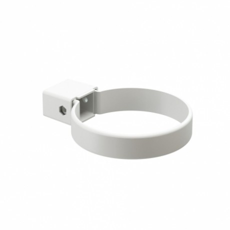 Хомут универсальный металлический Docke Standard Ø80 мм, цвет: Белый