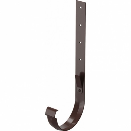 Крюк крепления желоба металлический Docke Lux Ø141 мм, цвет: Шоколад
