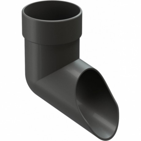 Слив трубы Docke Lux Ø100 мм, цвет: Графит