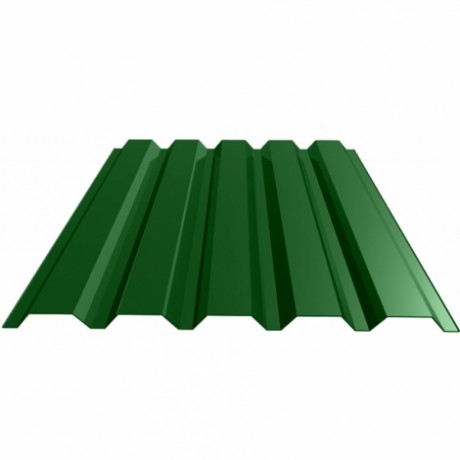 Профнастил C44 - 1000мм, 0,5мм, PE, RAL 6005