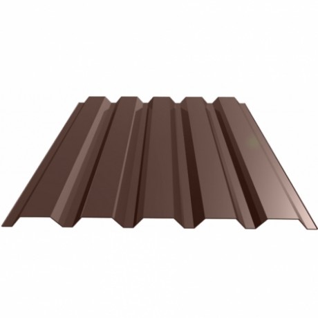 Профнастил C44 - 1000мм, 0,6мм, PE, RAL 8017