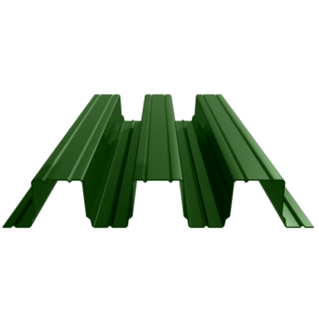 Профнастил H114 - 750мм, 1мм, PE, RAL 6005