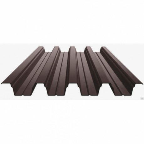 Профнастил H75 - 750мм, 0,7мм, PE, RAL 8017