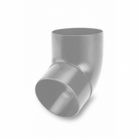 Колено трубы 67° Galeco Ø152(130)/100 мм, цвет: Белый