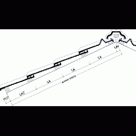 Браас Рубин 11 V керамическая черепица Натуральный красный