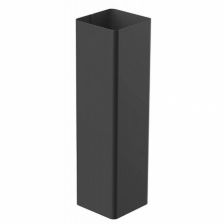 Труба водосточная Galeco STAL2 Ø125/80 мм, L=3000 мм, цвет: Графит