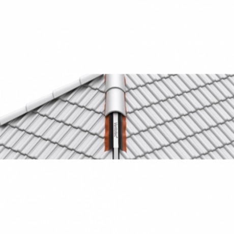 Вентиляционная коньковая лента Вентотек красный 5000mm