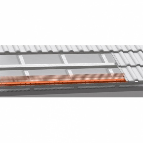 Гребень карнизного свеса Braas Клобер, цвет: Красный