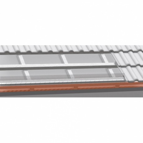 Вентиляционная карнизная лента Braas, цвет: Черный