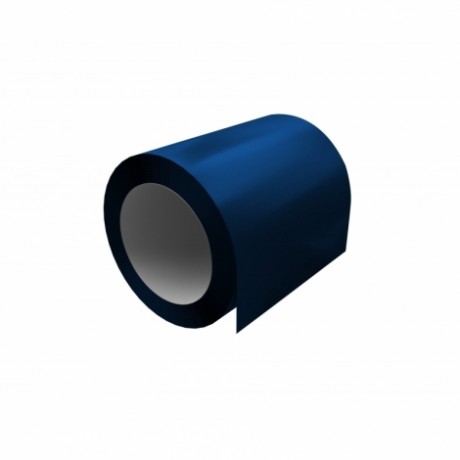 Штрипс для фальца 0.4mm PE с пленкой RAL 5005