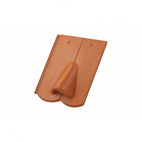 Минеральная вентиляционная черепица Braas Ревива, цвет: Красный