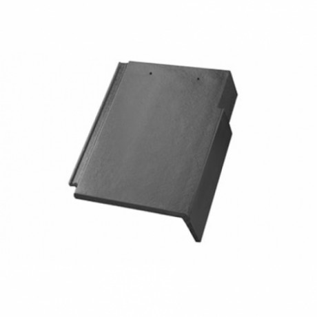 Минеральная боковая правая черепица Braas Тевива, цвет: Графит