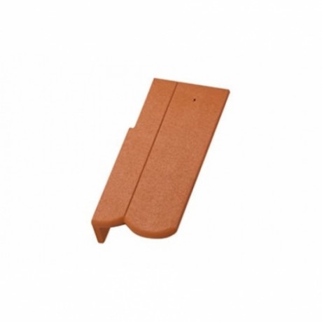 Минеральная боковая левая 3\4 черепица Braas Ревива, цвет: Красный