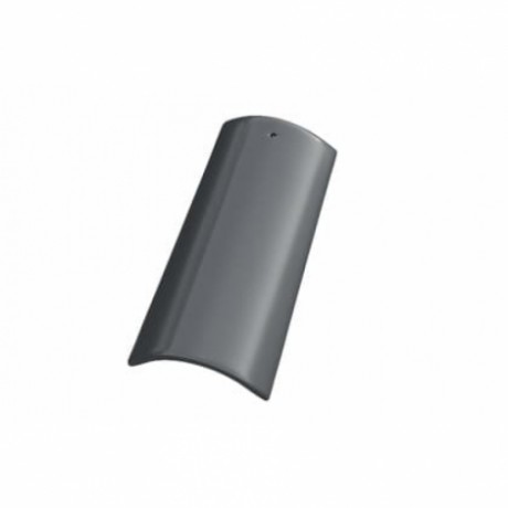 Минеральная коньковая черепица Braas Тевива, цвет: Серый кристалл