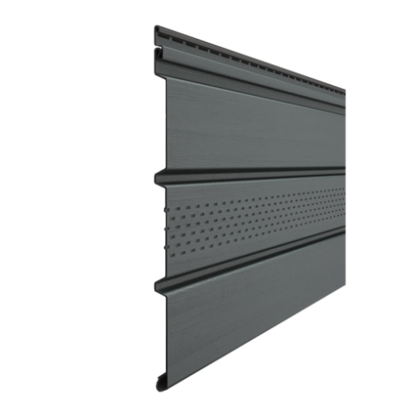 Софит Docke PREMIUM Т4 с центральной перфорацией, цвет: Графит
