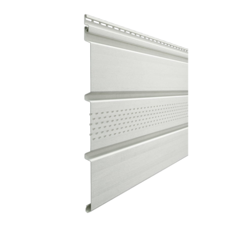 Софит Docke PREMIUM Т4 с центральной перфорацией, цвет: Пломбир