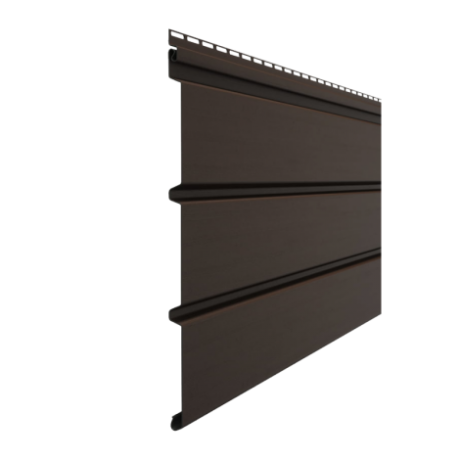 Сайдинг софит Docke STANDART Т4 сплошной Шоколад